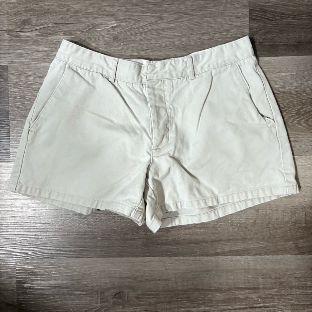 American Eagle Casual Cream Shorts